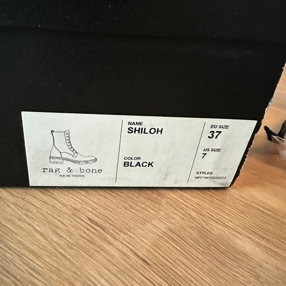 Rag & Bone Shiloh Lace Up Boots NEVER WORN! - Picture 8 of 8